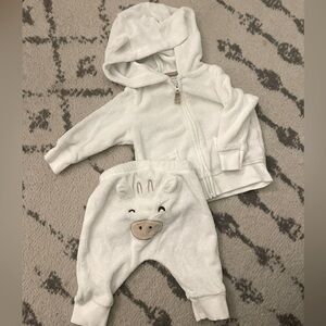 White Baby Sweatsuit